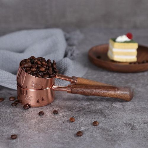 Measuring Spoon & Cup Set | Walnut and Copper