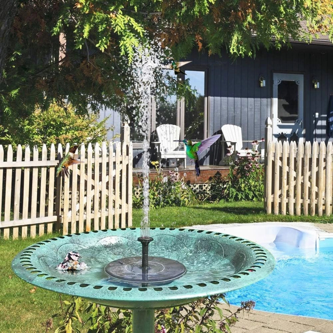 Solar-Powered Fountain