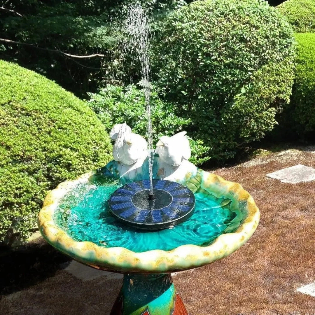 Solar-Powered Fountain