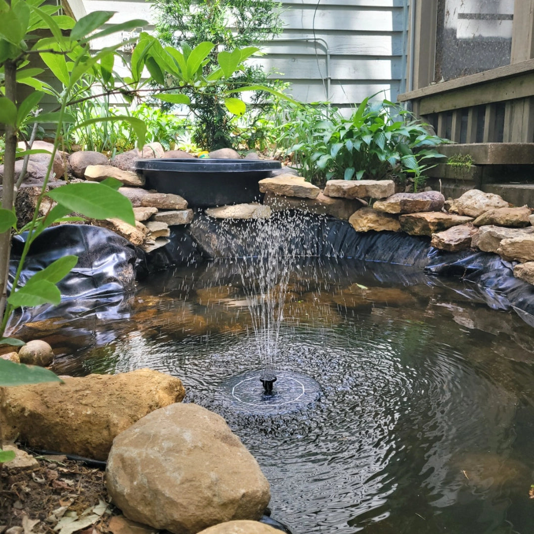 Solar-Powered Fountain