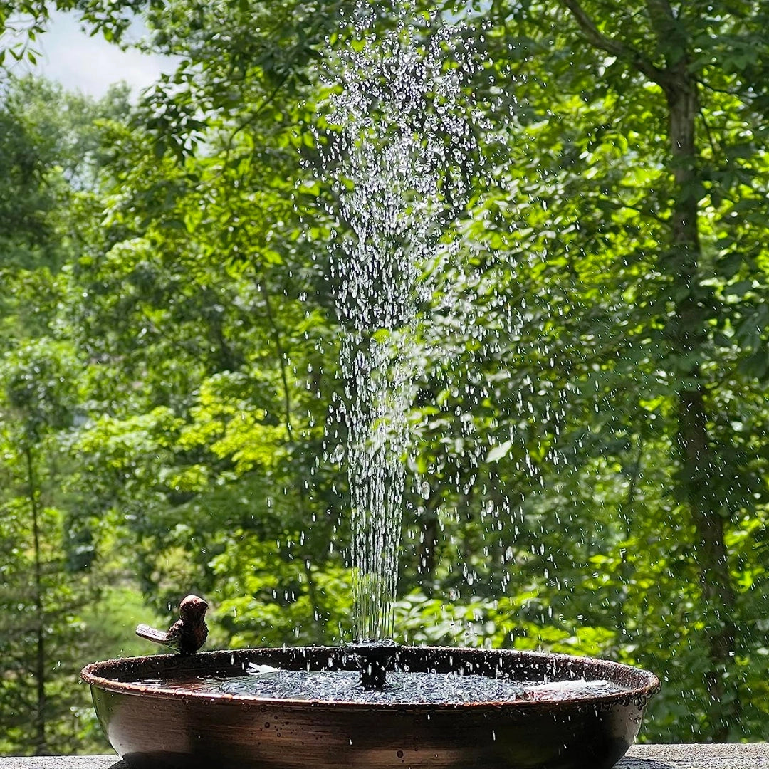 Solar-Powered Fountain